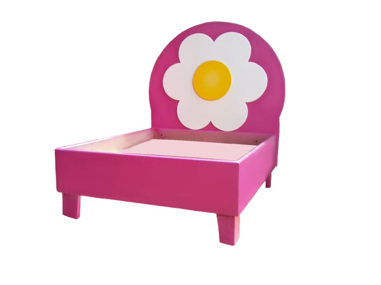 Mini camas infantiles en color rosado de KOSHI B&C